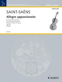 Saint-Saens: Allegro Appassionato for Cello published by Schott