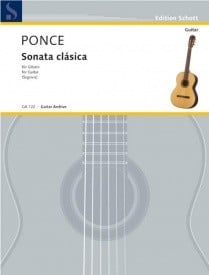 Ponce: Sonata clsica for Guitar published by Schott