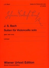 Bach: 6 Solo Suites for Cello published by Wiener Urtext