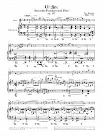 Reinecke: Sonata Undine Op 167 for Flute published by Wiener Urtext
