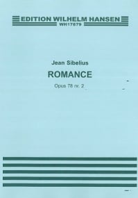 Sibelius: Romance Opus 78 No 2 for Violin or Cello published by Hansen