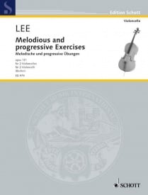 Lee: Melodious and progressive Exercises Opus 131 for 2 Cellos published by Schott