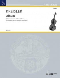 Kreisler: Violin Album published by Schott