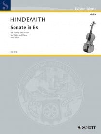 Hindemith: Sonata in Eb for Violin Opus 11/1 published by Schott