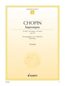 Chopin: Impromptu in Ab major Op 29 for Piano published by Schott