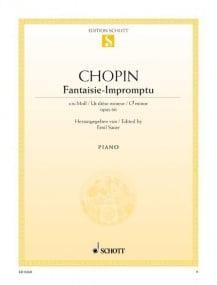 Chopin: Fantasie Impromptu in C# Minor Opus 66 for Piano published by Schott