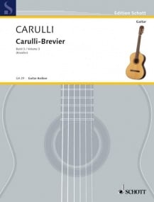 Carulli: Carulli-Brevier Volume 3 for Guitar published by Schott