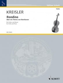 Kreisler: Rondino for Violin published by Schott