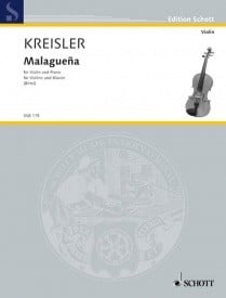 Kreisler: Malaguea for Violin published by Schott