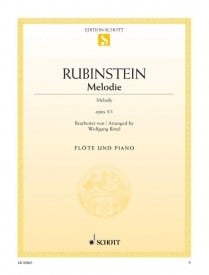 Rubinstein: Melody Opus 3/1 for Flute published by Schott
