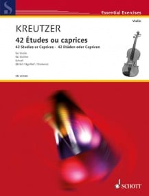 Kreutzer: 42 Etudes for Violin published by Schott