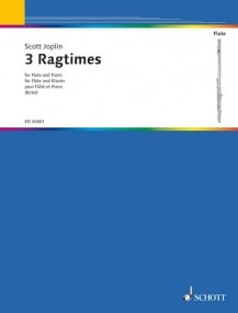 Joplin: 3 Ragtimes for Flute published by Schott