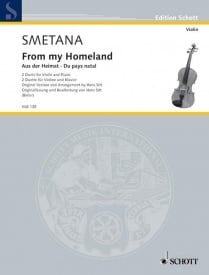 Smetana: From my Homeland Duo for Violin & Piano published by Schott