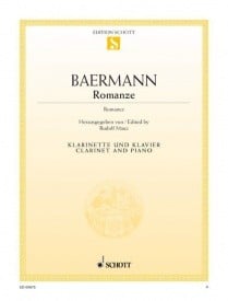 Baermann: Romance  for Clarinet published by Schott