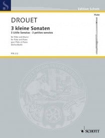 Drouet: 3 Little Sonatas for Flute published by Schott