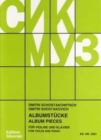 Shostakovich: Albumstucke for Violin published by Sikorski