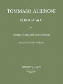 Albinoni: Sonata No 1 in C for Trumpet published by Breitkopf
