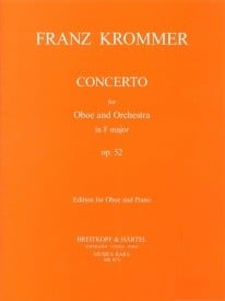 Krommer: Concerto in F Opus 52 for Oboe published by Musica Rara