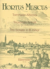 Albinoni: Trio Sonata in B minor Opus 1/8 published by Barenreiter