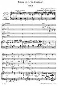 Mozart: Mass in C minor (K427) (K417a) published by Barenreiter Urtext - Vocal Score