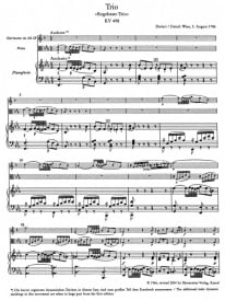 Mozart: Trio in Eb Major (Kegelstatt) KV 498 published by Barenreiter