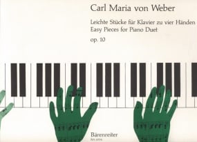 Weber: Easy Pieces Opus 10 for Piano Duet published by Barenreiter