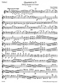 Schubert: String Quartets Volume 3 published by Barenreiter