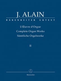 Alain: Complete Organ Works Volume 2 published by Barenreiter