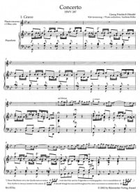 Handel: Concerto in G Minor HWV287 for Flute published by Barenreiter