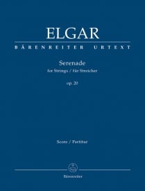 Elgar: Serenade for Strings Opus 20 published by Barenreiter (Full Score)