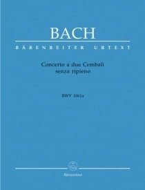 Bach: Concerto a due Cembali senza ripieno (BWV 1061a) for Two Pianos published by Barenreiter