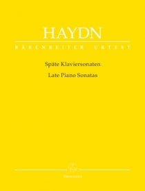Haydn: Late Piano Sonatas published by Barenreiter