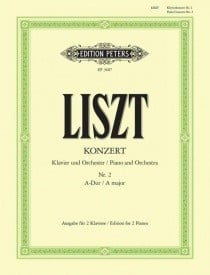 Liszt: Piano Concerto No.2 in A published by Peters