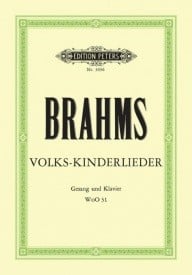 Brahms: 14 Children's Folk Songs published by Peters Edition