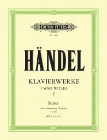 Handel: Keyboard Works Volume 1 for Piano published by Peters