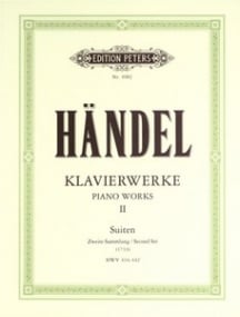 Handel: Keyboard Works Volume 2 for Piano published by Peters