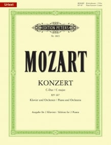 Mozart: Concerto No. 21 in C K467 for 2 Pianos published by Peters