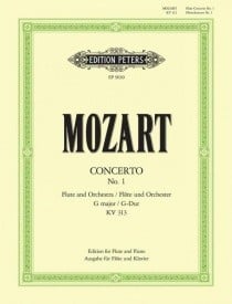Mozart: Concerto No 1 in G K313 for Flute published by Peters