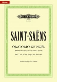 Saint-Saens: Christmas Oratorio published by Peters - Vocal Score