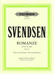 Svendsen: Romance by for Viola published by Peters