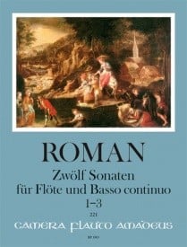 Roman: 12 Sonatas Volume 1 (1 - 3) for Flute published by Amadeus