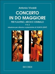 Vivaldi: Concerto FVI/4 (RV443) In C for Piccolo published by Ricordi