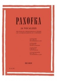 Panofka: 24 Vocalises Opus 81 published by Ricordi - high voice