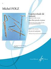 Folz: Caprice-Etude De Concert for Piccolo published by Billaudot