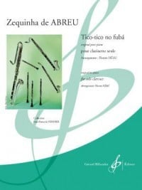 Abreu: Tico-Tico for Solo Clarinet published by Billaudot
