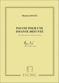 Ravel: Pavane Pour Une Infante Defunte for Viola published by Eschig