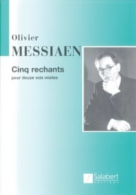 Messiaen: Cinq Rechants published by Salabert - Vocal Score