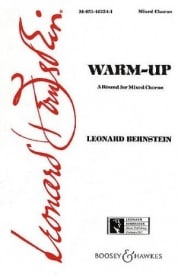 Bernstein: Warm-Up A Round for Mixed Chorus published by Boosey & Hawkes