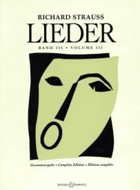 Strauss: Lieder Volume 3 Opus 69 - 88 published by Boosey & Hawkes