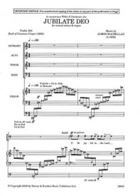 Macmillan: Jubilate Deo SATB published by Boosey and Hawkes